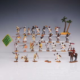 32pc Del Prado & El Templario Miniature Sudanese Mahdist Army-Bengal Lancer