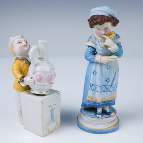 Antique Continental Porcelain Figurines