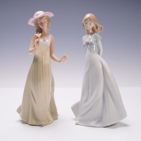 Nao By Lladro Porcelain Woman Figurines