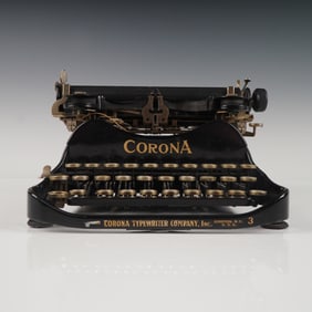 Corona Model 3 Folding Portable Typewriter, c. 1920s