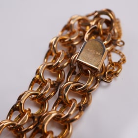 4pc Gold Plated and Filled Bracelets Lot