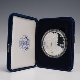 2008-W U.S. 1oz Silver Eagle Proof Coin OGP