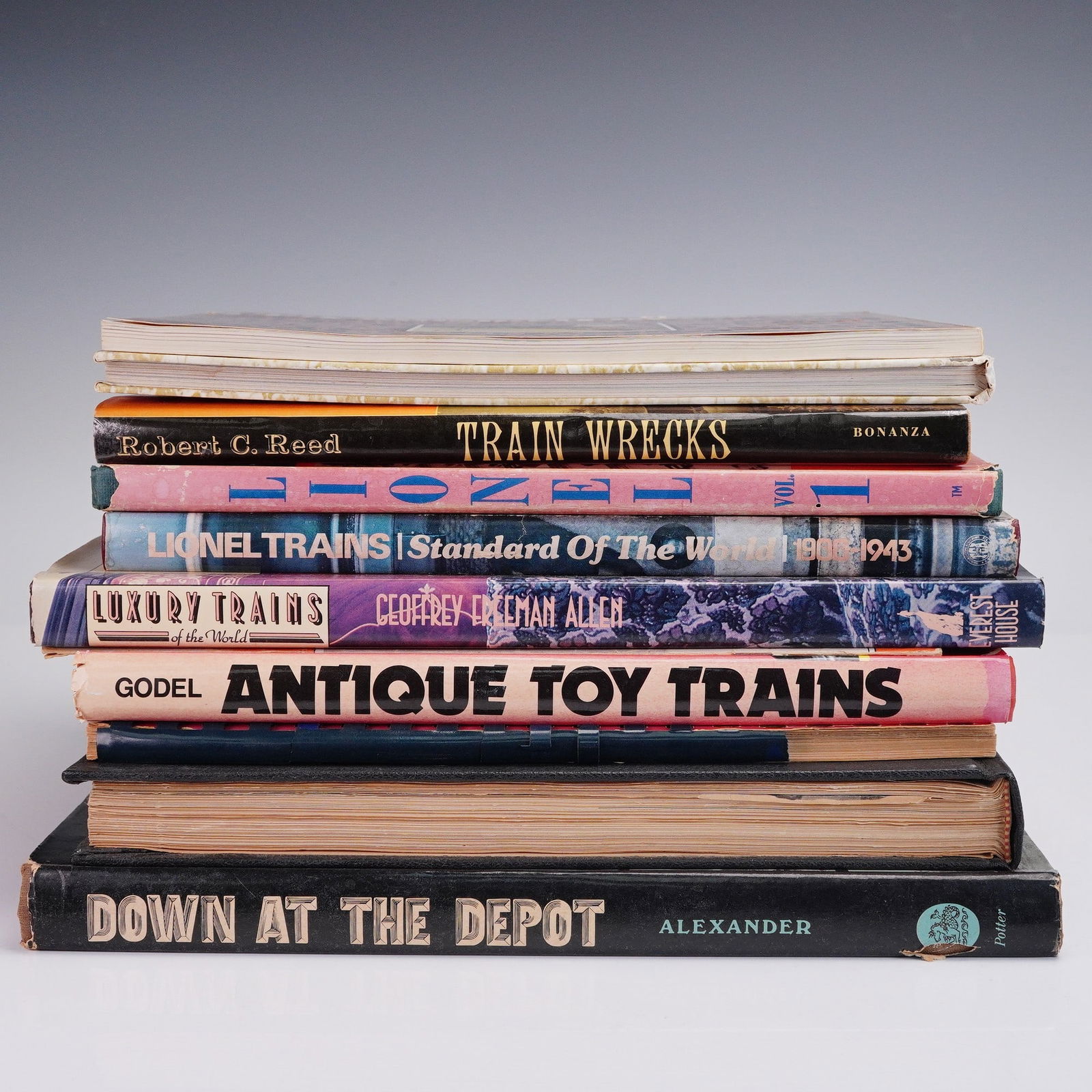11pc Train Books and Ephemera Collection (1 of 10)