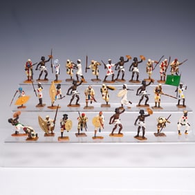 32pc El Templario Toy Soldiers Mahdist Infantry Figure Set