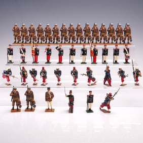 42pc Del Prado Collection Metal Toy Soldier Figurines