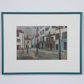 After Maurice Utrillo, Color Offset Lithograph on Paper