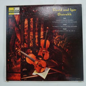 David & Igor Oistrakh Bach: Concerto for Two Violins, Vinyl Record