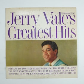 Jerry Vale, Greatest Hits Vinyl Record