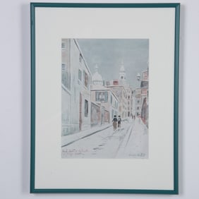 After Maurice Utrillo, Color Offset Lithograph on Paper