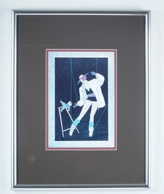 Jorge Acevedo Rafael, Signed and Numbered Serigraph on Paper, Sisters