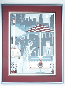 Luis Peralta Del Valle, Serigraph on Paper, Deux, Artist Proof & Signed
