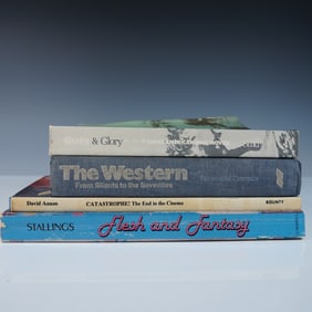 4 Classic Hollywood Film Books, Cinema History Collection