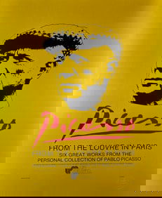 After Picasso, Louvre Poster, Paris