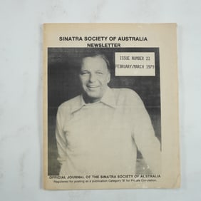 Sinatra Society of Australia Newsletter Issue No. 21 (1979)