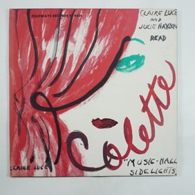 Colette's Music Hall Vinyl Record Claire Luce & Julie Haydon, Folkways