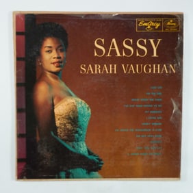 Sarah Vaughan Sassy Vinyl LP, EmArcy MG 36089