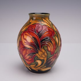 Moorcroft Pottery by Kerry Goodwin Spanish Floral Vase