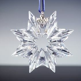 Swarovski Crystal 2003 Christmas Ornament