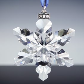 Swarovski Crystal Christmas Ornament, 2008 Snowflake