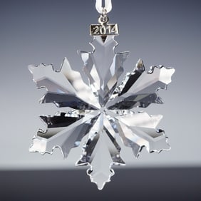 Swarovski Crystal Ornament, Christmas Snowflake 2014