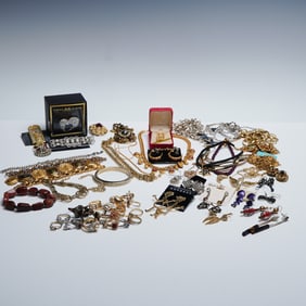 69pc Vintage Gold and Silver Toned Jewelry Collection