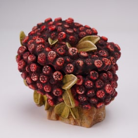 Harmony Kingdom Covered Box Figurine, Cranberry