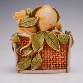 Harmony Kingdom Covered Box Figurine, Lemon