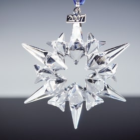 Swarovski Crystal Ornament, 2007 Snowflake