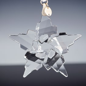 Swarovski Crystal Ornament, Christmas Snowflake 2021