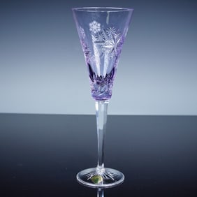 Waterford Crystal Champagne Flute, Snowflake Wishes Serenity