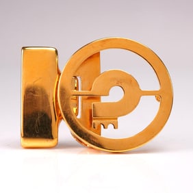 Comtesse of West Germany Gold Tone Belt Clip Buckle