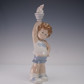 Lladro Porcelain Figurine, Olympic Puppet 1004968