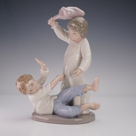 Nao by Lladro Figurine, Pillow Fight