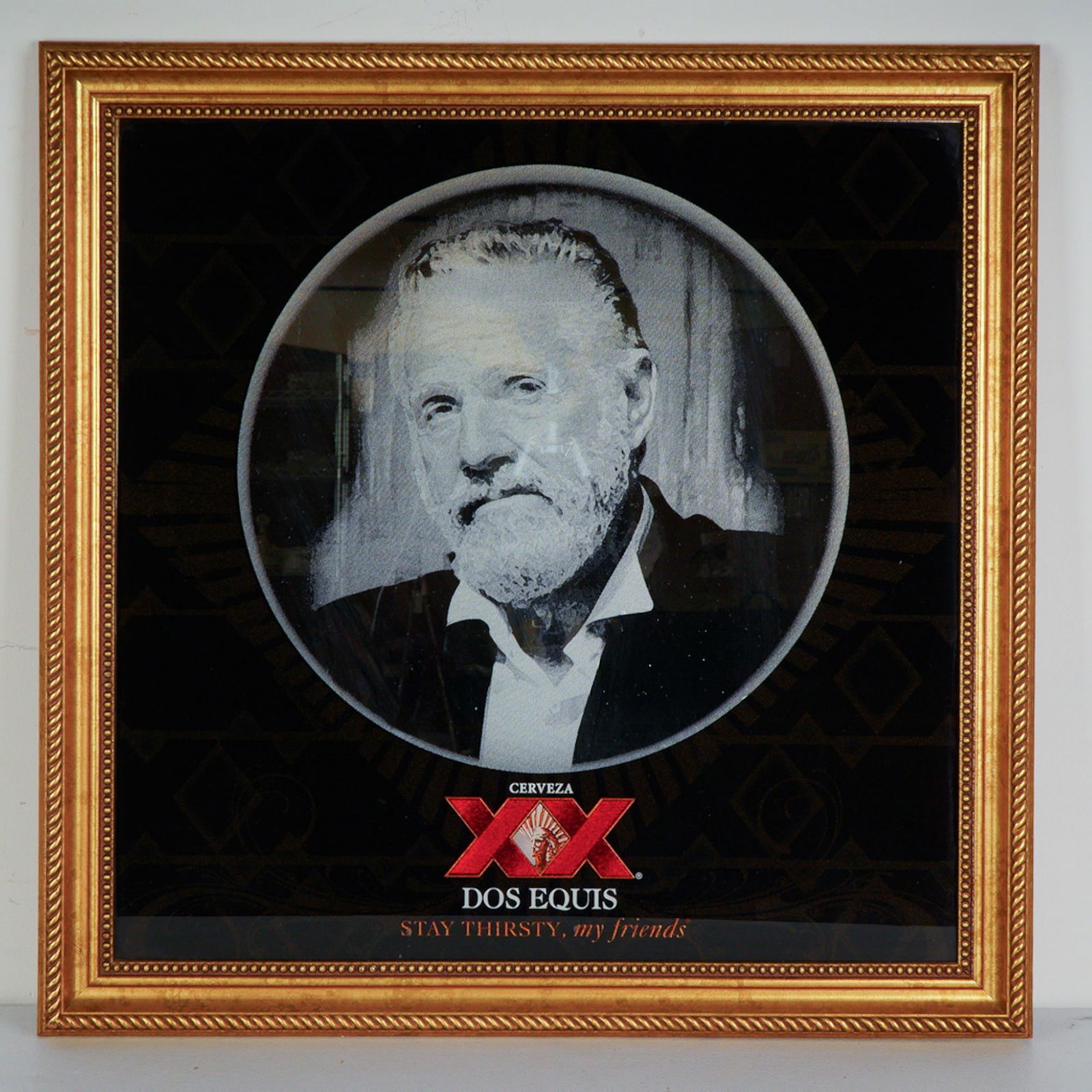 Dos Equis Beer Mirror Featuring The Most Interesting Man in the World (1 of 2)