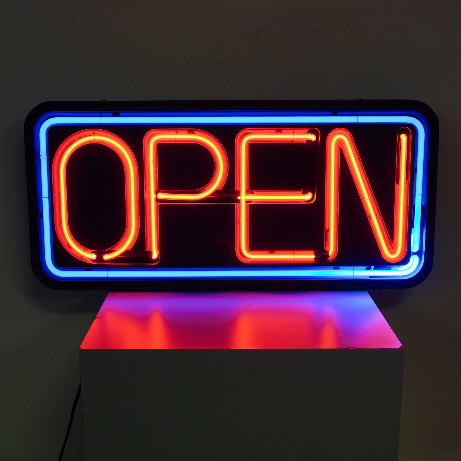 Original Vibrant Fallon Neon OPEN Sign (1 of 3)