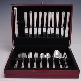 46 pc Towle Sterling Silver Candlelight Pattern Flatware Set