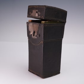 Silver Mounted Shagreen Covered Box
