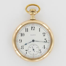 Elgin National Watch Co. 12S Gold Filled Pocket Watch, B&B Royal Case