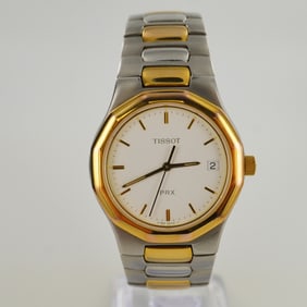 Tissot PRX Two-Tone Gold and Silver Wrist Watch