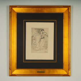 Pablo Picasso (Aft.) Limited Edition Engraving on Paper, Grace and Movement