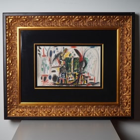Pablo Picasso (Aft.) Mourlot Paris Color Lithograph, La Californie la Nuit