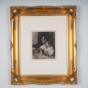 Pierre-Auguste Renoir (Aft.) Heliogravure, Gabrielle et Jean