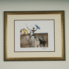Salvador Dali (Aft.) Limited Edition Giclee on Paper w/ COA