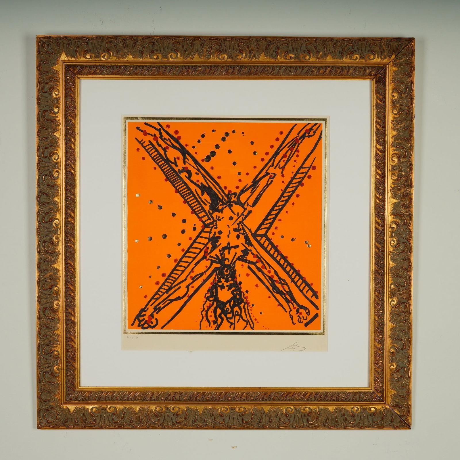 Salvador Dali (Aft.) Limited Edition Lithograph w/ Foil on Paper, Signed (1 of 9)