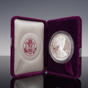 1992-S U.S. 1oz Silver Eagle Proof Coin OGP