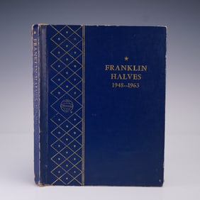 Franklin Half Dollar Album Complete Set 1948 to 1963