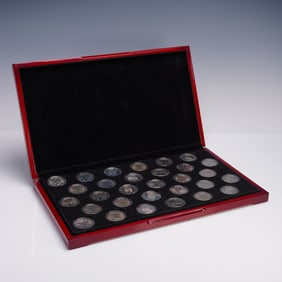 30pc Kennedy Half Dollar Coin Set 2002 to 2011 in Case