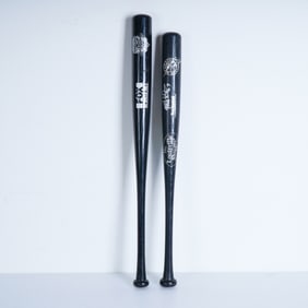 Pair of Signed Florida Marlins Slugger Bats, Luis Castillo & Mark Kotsay