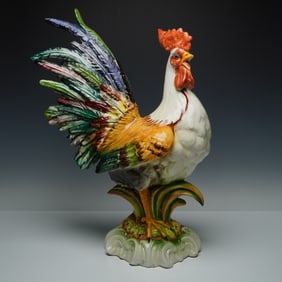 Intrada Italian Ceramic Rooster Sculpture