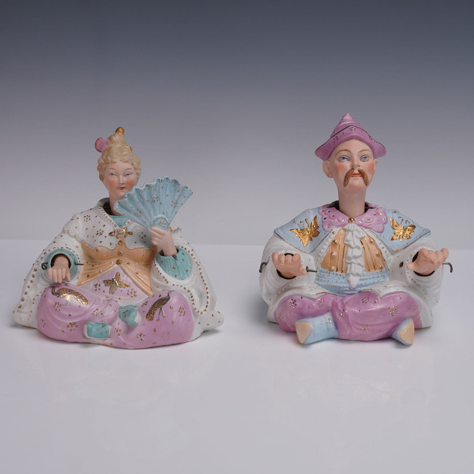 Pair of Continental Bisque Nodder Figures (1 of 5)